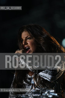 05/07/10 Mestre Parco S.Giuliano (Venice) - Heineken Jammin Festival : the rock band The Black Eyed Peas  Fergie  musica rock ©Graziano Arici/Rosebud2