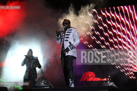 05/07/10 Mestre Parco S.Giuliano (Venice) - Heineken Jammin Festival : the rock band The Black Eyed Peas  Will.I.am and Apl.de.ap  musica rock ©Graziano Arici/Rosebud2