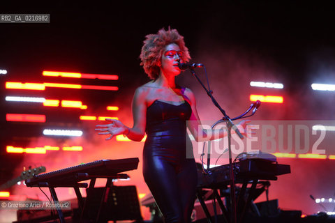 05/07/10 Mestre Parco S.Giuliano (Venice) - Heineken Jammin Festival : the rock band Massive Attack  musica rock ©Graziano Arici/Rosebud2