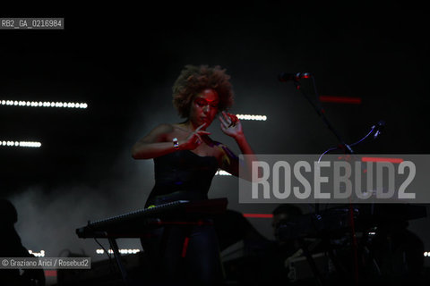 05/07/10 Mestre Parco S.Giuliano (Venice) - Heineken Jammin Festival : the rock band Massive Attack  musica rock ©Graziano Arici/Rosebud2