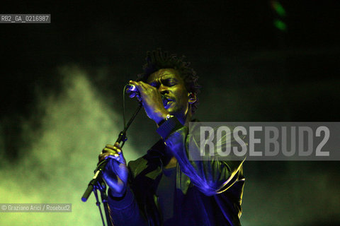05/07/10 Mestre Parco S.Giuliano (Venice) - Heineken Jammin Festival : the rock band Massive Attack  musica rock ©Graziano Arici/Rosebud2