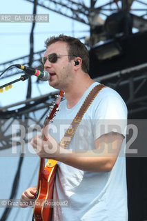 06/07/10 Mestre Parco S.Giuliano (Venice) - Heineken Jammin Festival : the rock band Gomez : Ben Ottewell  musica rock ©Graziano Arici/Rosebud2