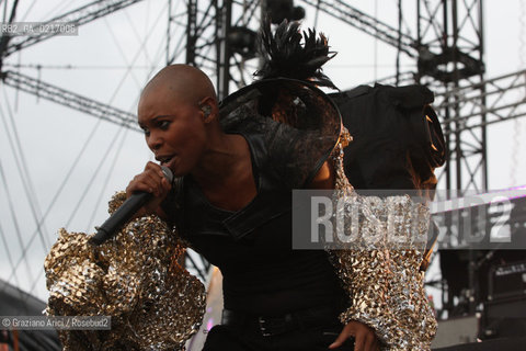 06/07/10 Mestre Parco S.Giuliano (Venice) - Heineken Jammin Festival : Skuk Anansie musica rock ©Graziano Arici/Rosebud2