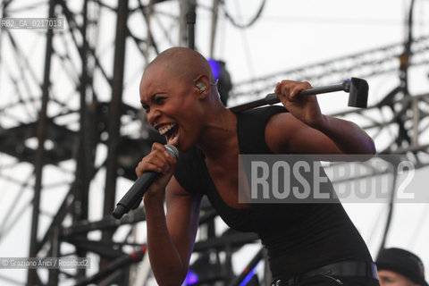 06/07/10 Mestre Parco S.Giuliano (Venice) - Heineken Jammin Festival : Skuk Anansie musica rock ©Graziano Arici/Rosebud2