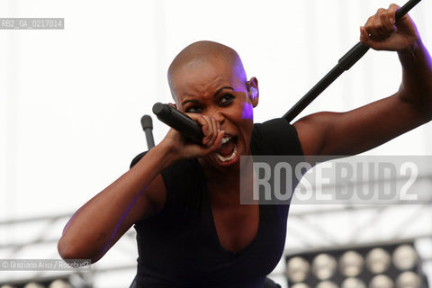 06/07/10 Mestre Parco S.Giuliano (Venice) - Heineken Jammin Festival : Skuk Anansie musica rock ©Graziano Arici/Rosebud2