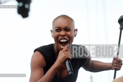 06/07/10 Mestre Parco S.Giuliano (Venice) - Heineken Jammin Festival : Skuk Anansie musica rock ©Graziano Arici/Rosebud2