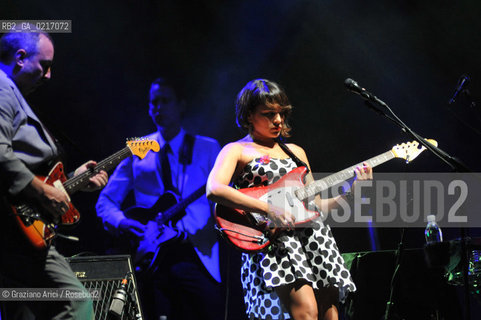 Venice - 24/07/10 The singer and musician Norah Jones musica pop rock ©Graziano Arici/Rosebud2