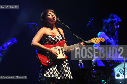 Venice - 24/07/10 The singer and musician Norah Jones musica pop rock ©Graziano Arici/Rosebud2