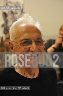 Venice 25/08/2010 - The architect Frank O.Gehry with his Project for the Luma Foundation in Parc des Ateliers in Arles Architettura architetti ©Graziano Arici/Rosebud2