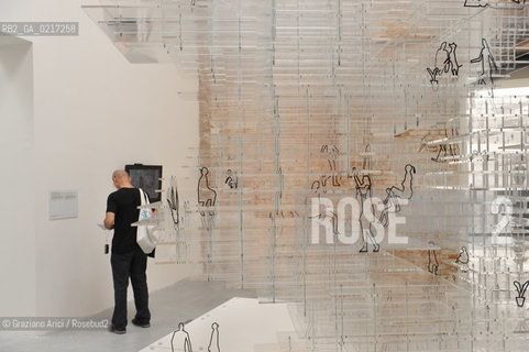 Venice 26/08/2010 -  12 Architecture Biennale: Palazzo delle Esposizioni - Sou Fujimoto Architects - Primitive Future House -  Architettura architetti giardini ©Graziano Arici/Rosebud2