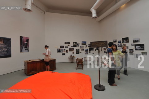 Venice 26/08/2010 -  12 Architecture Biennale: Palazzo delle Esposizioni - Rem Koolhaas exposition room -  Architettura architetti giardini ©Graziano Arici/Rosebud2