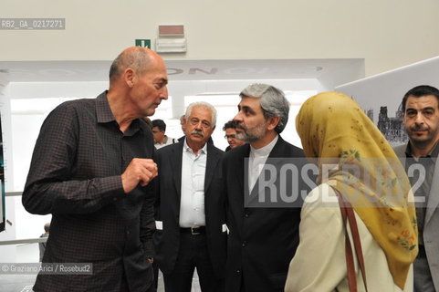 Venice 26/08/2010 -  12 Architecture Biennale: Palazzo delle Esposizioni - The architect Rem Koolhaas, La Biennale Golden Lion for Lifetime Achievement  -  Architettura architetti giardini leone oro carriera ©Graziano Arici/Rosebud2