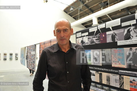 Venice 26/08/2010 -  12 Architecture Biennale: Palazzo delle Esposizioni - The architect Rem Koolhaas, La Biennale Golden Lion for Lifetime Achievement  -  Architettura architetti giardini leone oro carriera ©Graziano Arici/Rosebud2
