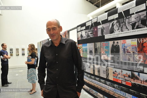 Venice 26/08/2010 -  12 Architecture Biennale: Palazzo delle Esposizioni - The architect Rem Koolhaas, La Biennale Golden Lion for Lifetime Achievement  -  Architettura architetti giardini leone oro carriera ©Graziano Arici/Rosebud2