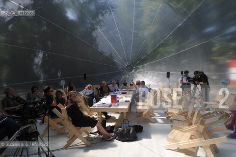 Venice 26/08/2010 -  12 Architecture Biennale: Palazzo delle Esposizioni -  Discussion Room -  Architettura architetti giardini ©Graziano Arici/Rosebud2