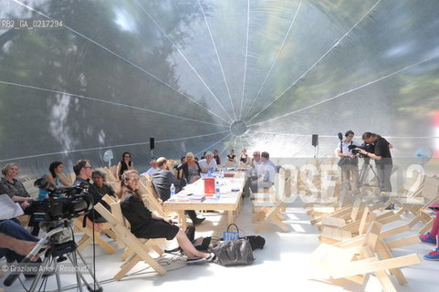Venice 26/08/2010 -  12 Architecture Biennale: Palazzo delle Esposizioni -  Discussion Room -  Architettura architetti giardini ©Graziano Arici/Rosebud2