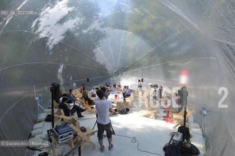 Venice 26/08/2010 -  12 Architecture Biennale: Palazzo delle Esposizioni -  Discussion Room -  Architettura architetti giardini ©Graziano Arici/Rosebud2