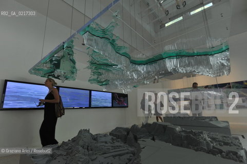 Venice 26/08/2010 -  12 Architecture Biennale: Usa Pavillon : Guy Nordenson, Catherine Seavitt, Architecture Research Office, Lsu Coastal Sustainability Studio, Anthony Fontenot : Palissade Bay on the Missisipi Delta -  Architettura architetti giardini ©Graziano Arici/Rosebud2