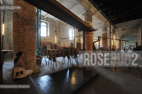 Venice 26/08/2010 -  12 Architecture Biennale: Corderie dellArsenale: Studio Mumbai Architects: Work Place -  Architettura architetti giardini ©Graziano Arici/Rosebud2