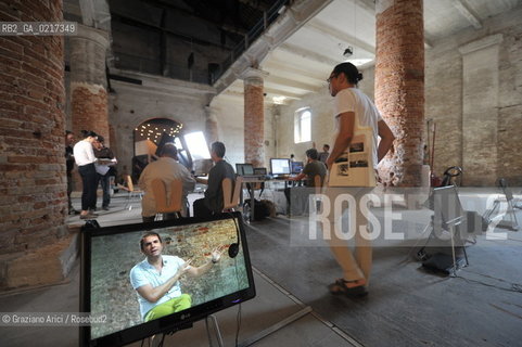Venice 26/08/2010 -  12 Architecture Biennale: Corderie dellArsenale: Hans Ulrich Obrist: Now Iterviews -  Architettura architetti giardini ©Graziano Arici/Rosebud2