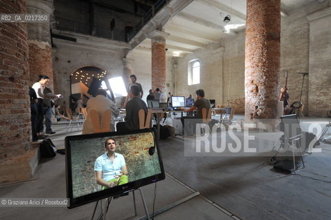 Venice 26/08/2010 -  12 Architecture Biennale: Corderie dellArsenale: Hans Ulrich Obrist: Now Iterviews -  Architettura architetti giardini ©Graziano Arici/Rosebud2