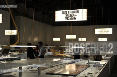 Venice 26/08/2010 -  12 Architecture Biennale: Arsenale: Italia Pavillon -  Architettura architetti giardini ©Graziano Arici/Rosebud2