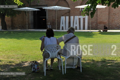 Venice 26/08/2010 -  12 Architecture Biennale: Arsenale:  -  Architettura architetti giardini ©Graziano Arici/Rosebud2