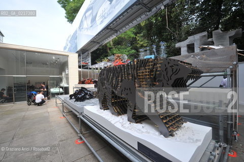Venice 26/08/2010 -  12 Architecture Biennale: Austria Pavillon : Under Construction -  Architettura architetti giardini ©Graziano Arici/Rosebud2