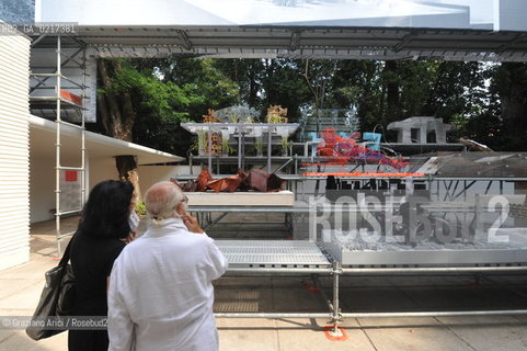 Venice 26/08/2010 -  12 Architecture Biennale: Austria Pavillon : Under Construction -  Architettura architetti giardini ©Graziano Arici/Rosebud2