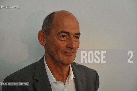 Venice 26/08/2010 -  12 Architecture Biennale: Palazzo delle Esposizioni - The architect Rem Koolhaas, La Biennale Golden Lion for Lifetime Achievement  -  Architettura architetti giardini leone oro carriera ©Graziano Arici/Rosebud2