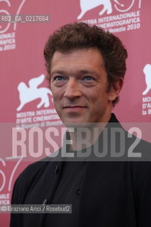 67th Venice International Film Festival - Venice September 1, 2010 - Film Black Swan - Actor Vincent Cassel