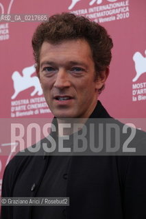 67th Venice International Film Festival - Venice September 1, 2010 - Film Black Swan - Actor Vincent Cassel