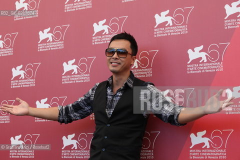 67th Venice International Film Festival - Venice September 1, 2010 - Film Jingwu Fengyun Chen Zhen (The legend of the fist: The Return of Chen Zhen - The actor Donnie Yen