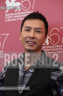 67th Venice International Film Festival - Venice September 1, 2010 - Film Jingwu Fengyun Chen Zhen (The legend of the fist: The Return of Chen Zhen - The actor Donnie Yen