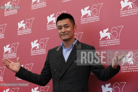 67th Venice International Film Festival - Venice September 1, 2010 - Film Jingwu Fengyun Chen Zhen (The legend of the fist: The Return of Chen Zhen - The actor Shawn Yue