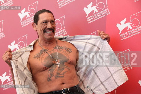 67th Venice International Film Festival - Venice September 1, 2010 - Film Machete - The actor Danny Trejo..