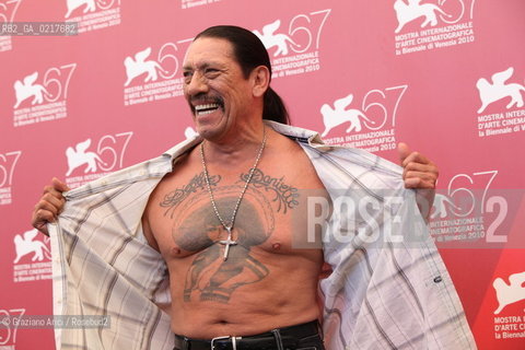 67th Venice International Film Festival - Venice September 1, 2010 - Film Machete - The actor Danny Trejo..