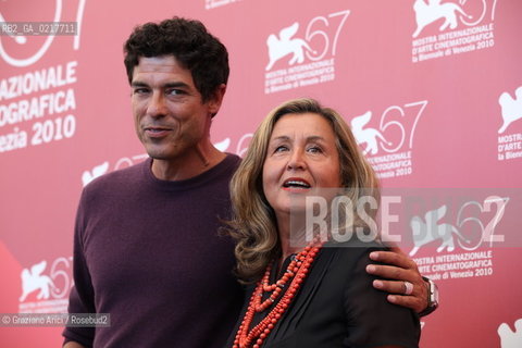 67th Venice International Film Festival - Venice September 1, 2010 - Film Vittorio Racconta Gassman - Una Vita da Mattatore -  Alessandro Gassman and Paola Gassman