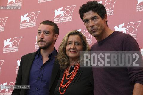 67th Venice International Film Festival - Venice September 1, 2010 - Film Vittorio Racconta Gassman - Una Vita da Mattatore - Jacopo Gassman, Paola Gassman and Alessandro Gassman