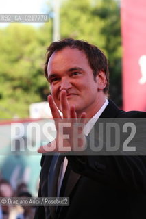 67th Venice International Film Festival - Venice September 1, 2010 - Red Carpet Opening Ceremony and film Black Swan - The president of the jury, director Quentin Tarantino 