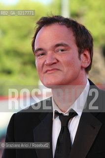 67th Venice International Film Festival - Venice September 1, 2010 - Red Carpet Opening Ceremony and film Black Swan - The president of the jury, director Quentin Tarantino 