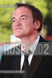 67th Venice International Film Festival - Venice September 1, 2010 - Red Carpet Opening Ceremony and film Black Swan - The president of the jury, director Quentin Tarantino 