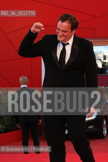 67th Venice International Film Festival - Venice September 1, 2010 - Red Carpet Opening Ceremony and film Black Swan - The president of the jury, director Quentin Tarantino 