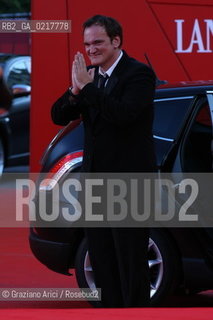 67th Venice International Film Festival - Venice September 1, 2010 - Red Carpet Opening Ceremony and film Black Swan - The president of the jury, director Quentin Tarantino 