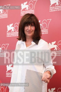 67th Venice International Film Festival - Venice September 2, 2010 - Photocall of the film La Belle Endormie - The director Catherine Breillat