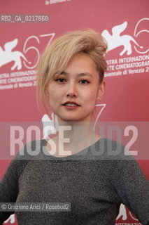 67th Venice International Film Festival - Venice September 2, 2010 - Photocall of the film Noruwei No Mori (Norvegian Wood) - The actress Rinko Kikuchi