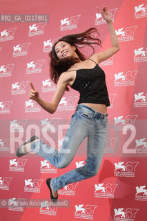 67th Venice International Film Festival - Venice September 2, 2010 - Photocall of the film Yong Xin Tiao - The actress Gao Ting Ting
