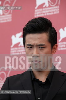 67th Venice International Film Festival - Venice September 2, 2010 - Photocall of the film Yong Xin Tiao - The actor Jiang Yi