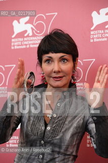 67th Venice International Film Festival - Venice September 2, 2010 - Photocall of the film Se hai una montagna di neve, tienila allombra - The director Elisabetta Sgarbi