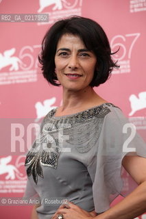67th Venice International Film Festival - Venice September 2, 2010 - Photocall of the film Miral - The actress Hiam Abbass 